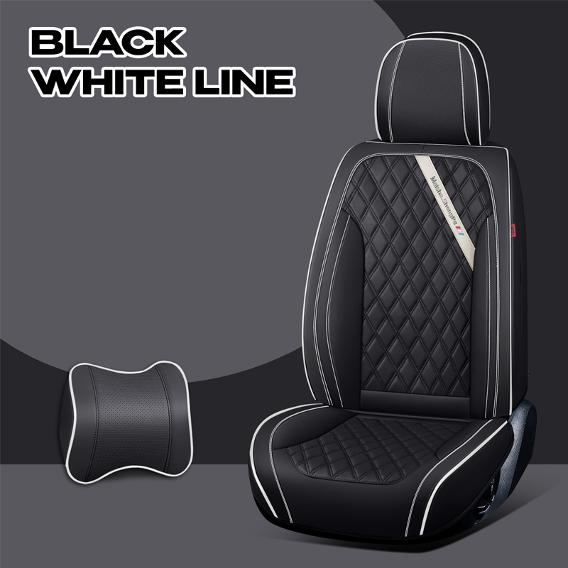 Mark 2023 Water-Proof Leather Car Seat Cover for Cars, SUV