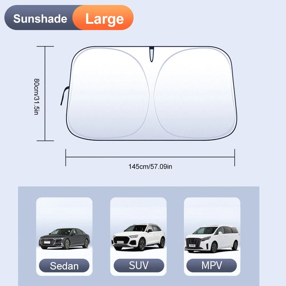 UV Rays & Sun Heat Protection Windscreen Sun Shade