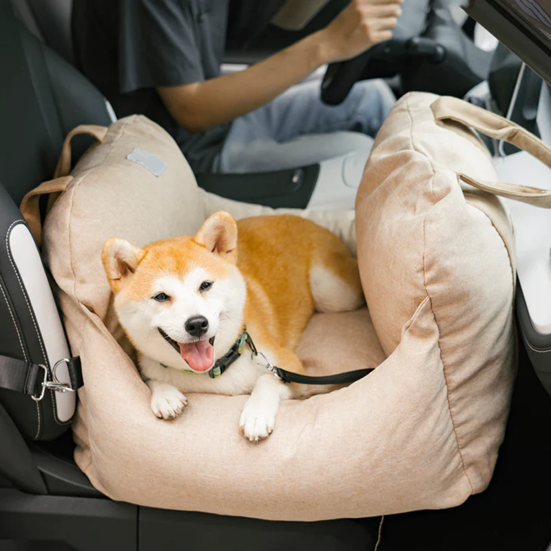 Premium & Safe, Fully Detachable and Washable Travel Car Seat Cover for Small, Medium, Large Pets
