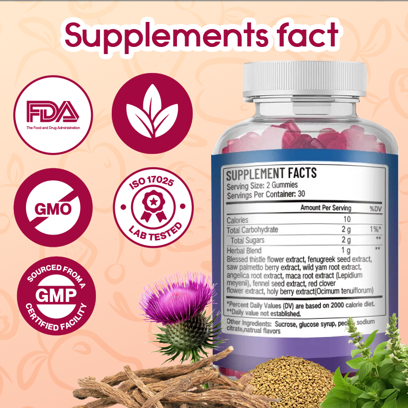 BBL Breast Curve Gummies | Dietary Supplement for Breast Enlargement, Overall Health Support, and Hormonal Balance