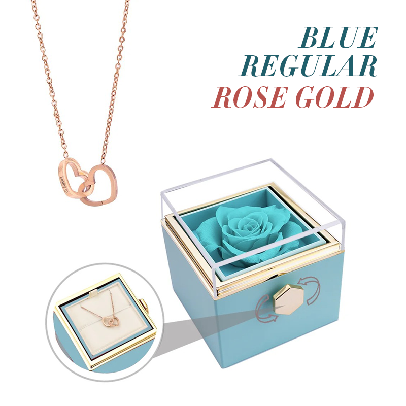 Catherine Eternal Rose Love Languages Heart Pendant Gift Box for Her on Birthday, Christmas, Mother's Day, Valentine's Day