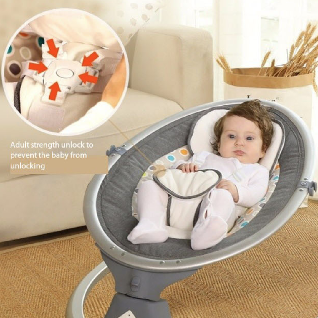 Baby Intelligent Electric Rocking Bed With Remote Control Comfort