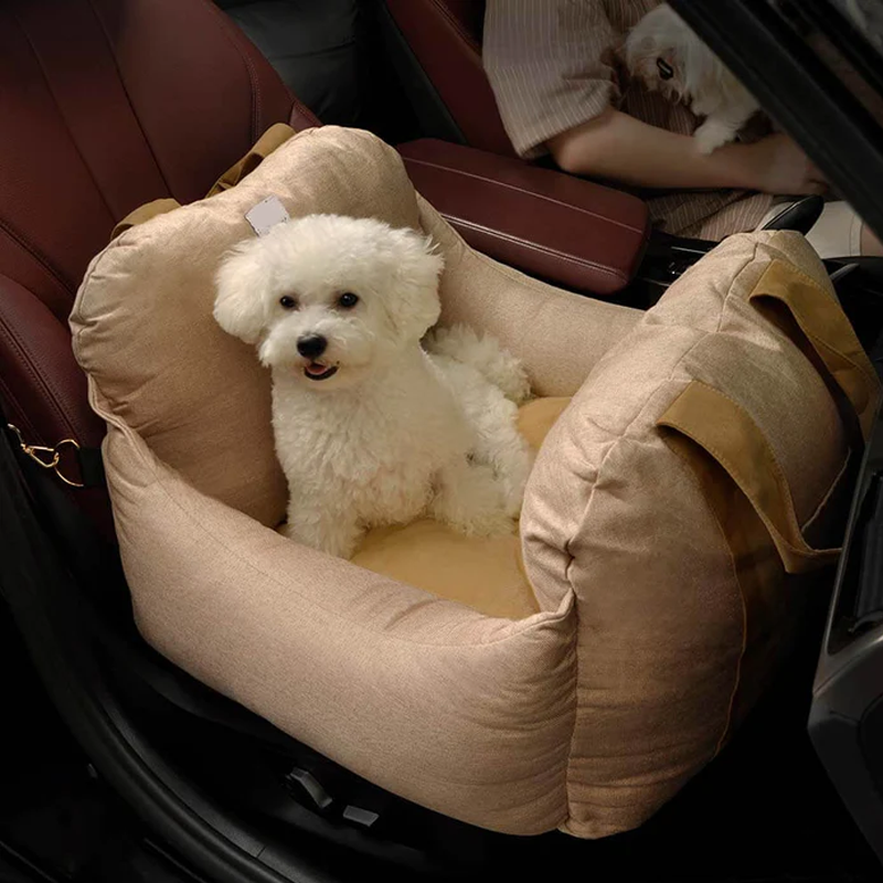 Premium & Safe, Fully Detachable and Washable Travel Car Seat Cover for Small, Medium, Large Pets