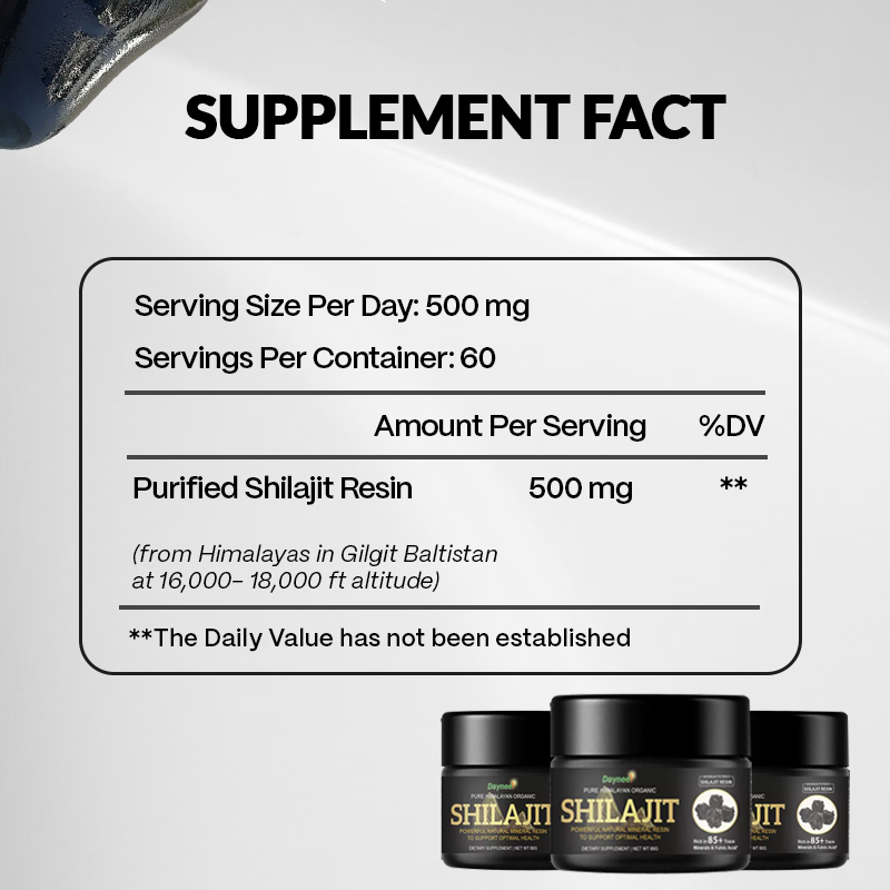Himalayan Shilajit Resin Boost Strength, Endurance, Immunity, Testosterone & Mental Health