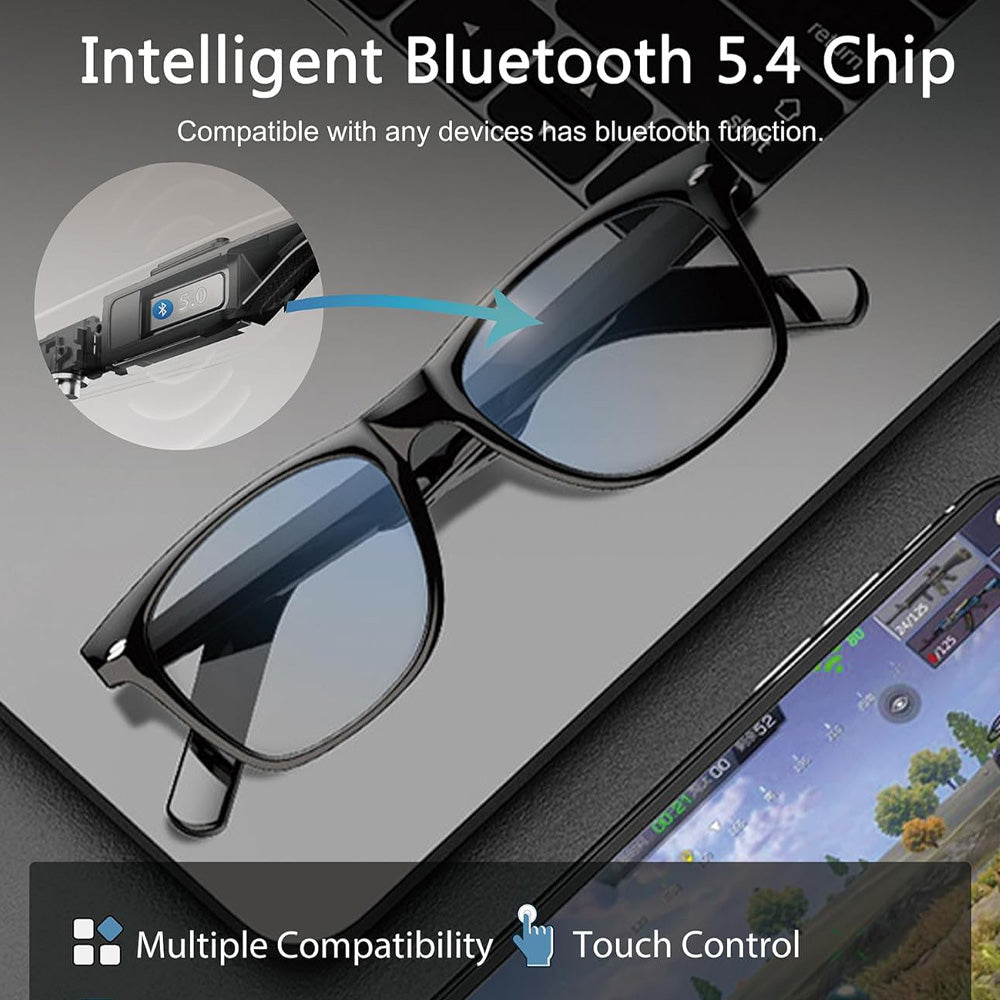 TalkView AI Translation Glasses - Real-Time Translation, Lightweight Fit, Lifetime Use