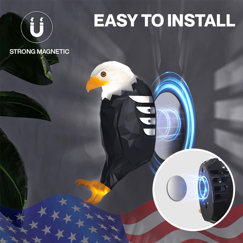 3D Spread Wings Bald Eagle Wall Lights - Artistic Wall Lights for Home Decor