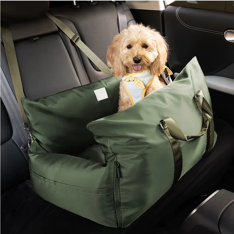 Premium & Safe, Fully Detachable and Washable Travel Car Seat Cover for Small, Medium, Large Pets