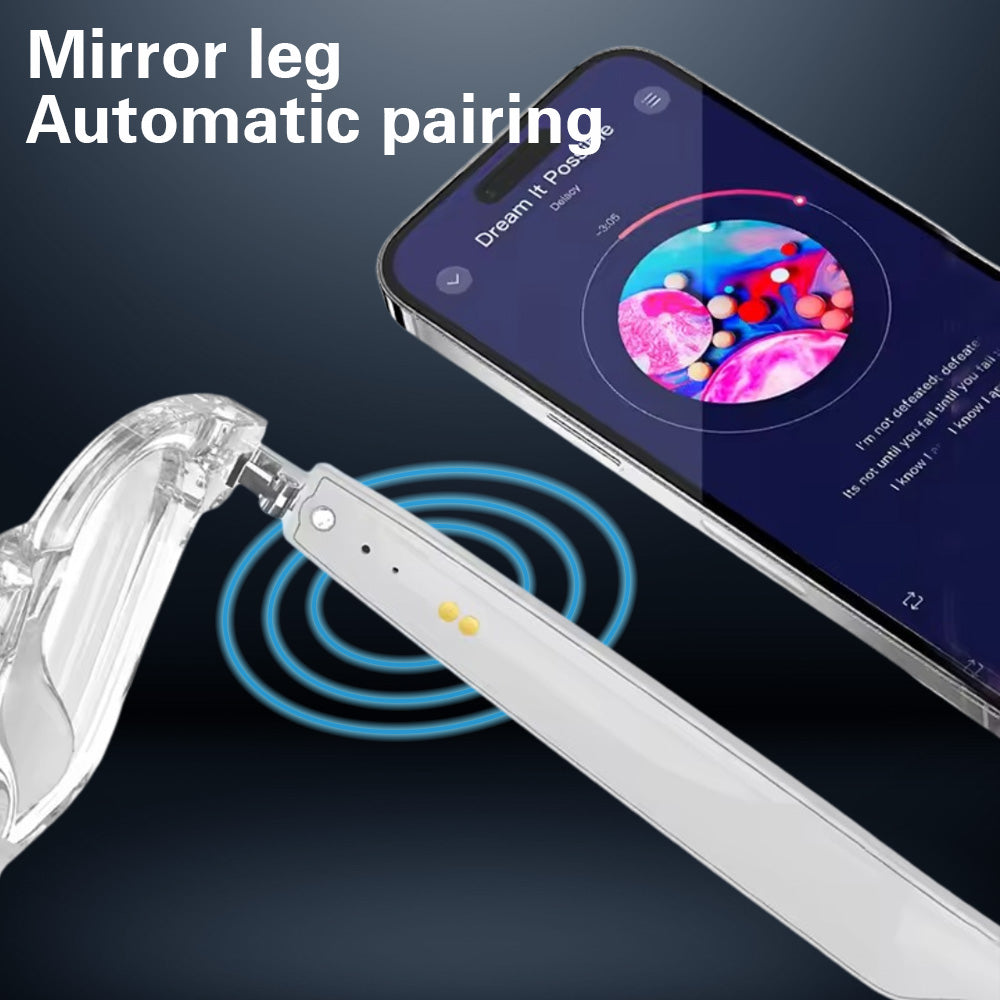 TalkView AI Translation Glasses - Real-Time Translation, Lightweight Fit, Lifetime Use