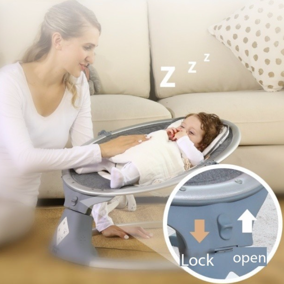 Baby Intelligent Electric Rocking Bed With Remote Control Comfort