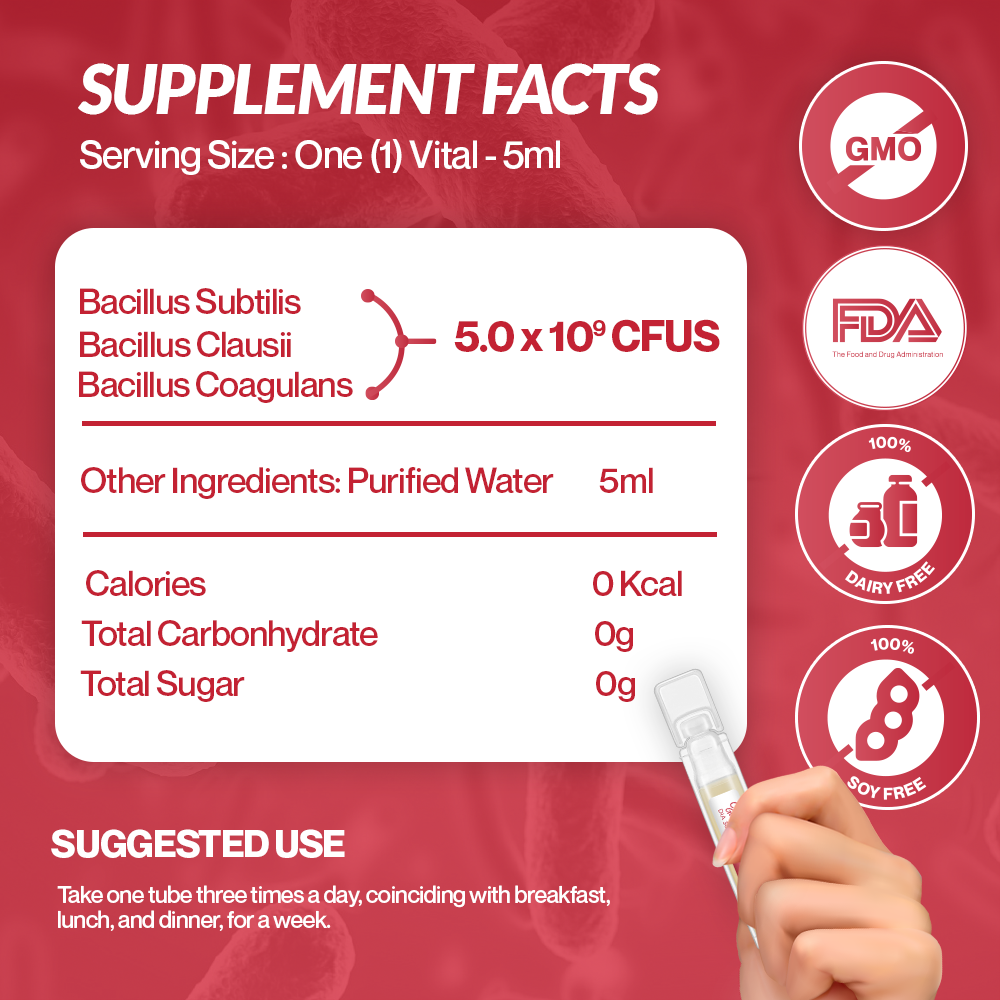 Chumgum DIA30 Liquid Probiotic Supplement | Dietary Supplement for Digestion Immunity