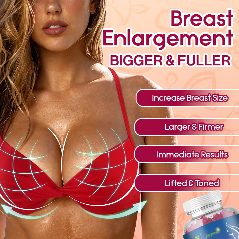BBL Breast Curve Gummies | Dietary Supplement for Breast Enlargement, Overall Health Support, and Hormonal Balance