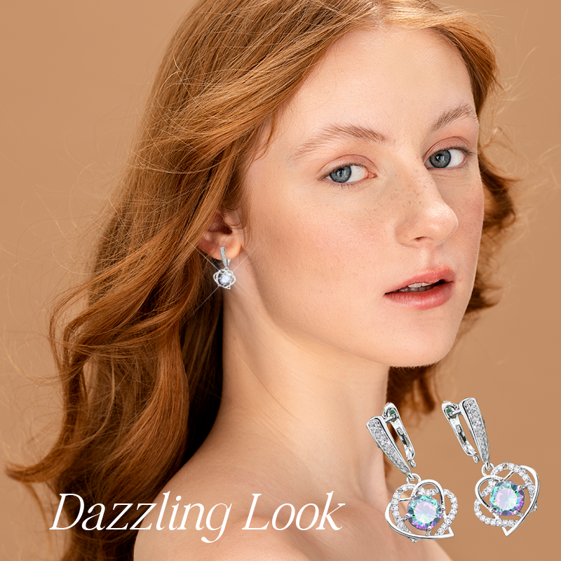 Rigel Silver Hand - Crafted Gemstone Pendant Earring Bracelet & Ring Set For Women