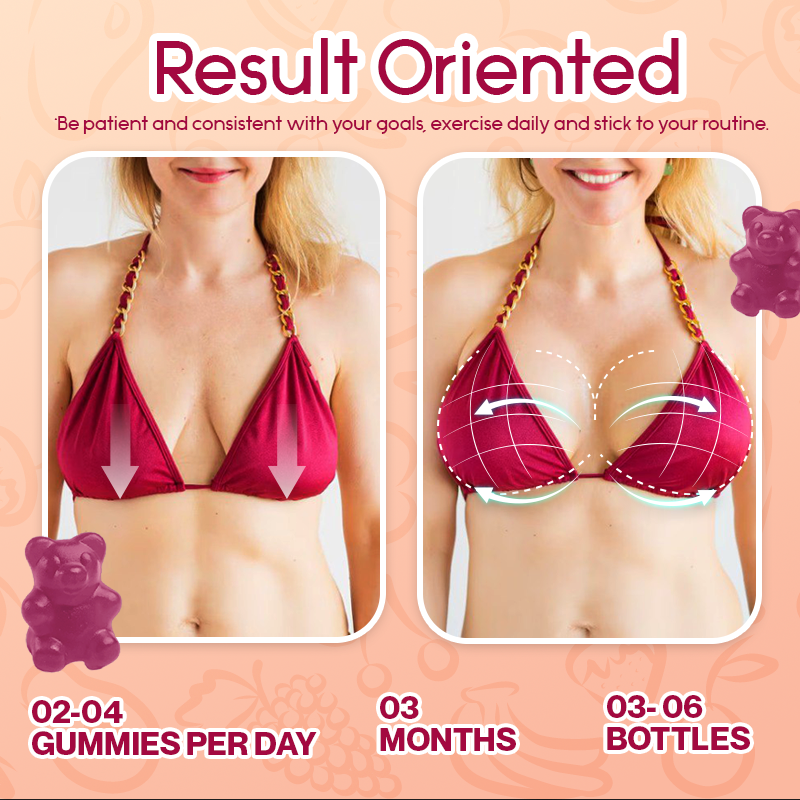 BBL Breast Curve Gummies | Dietary Supplement for Breast Enlargement, Overall Health Support, and Hormonal Balance