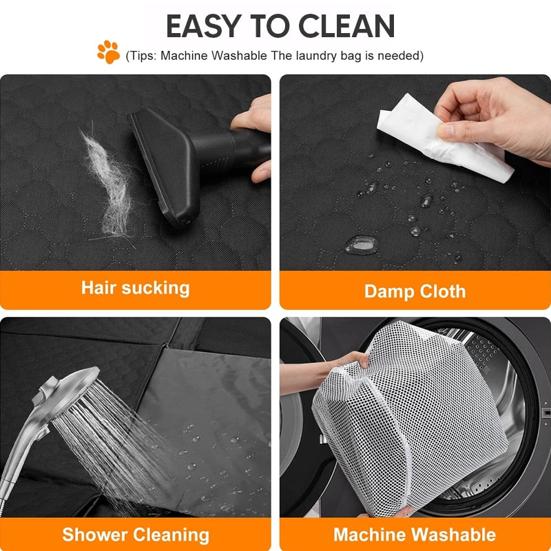 Dog Car Seat Protector – Waterproof Back Seat Expander