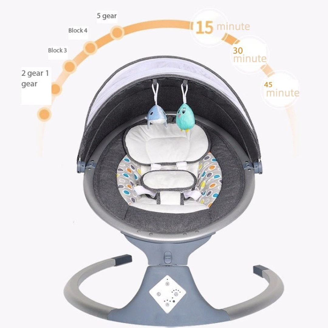 Baby Intelligent Electric Rocking Bed With Remote Control Comfort