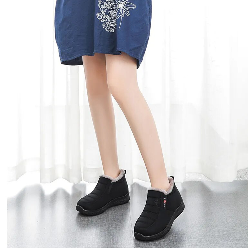 2023 New Women Winter Non-slip Waterproof Snow Plush Ankle Boots