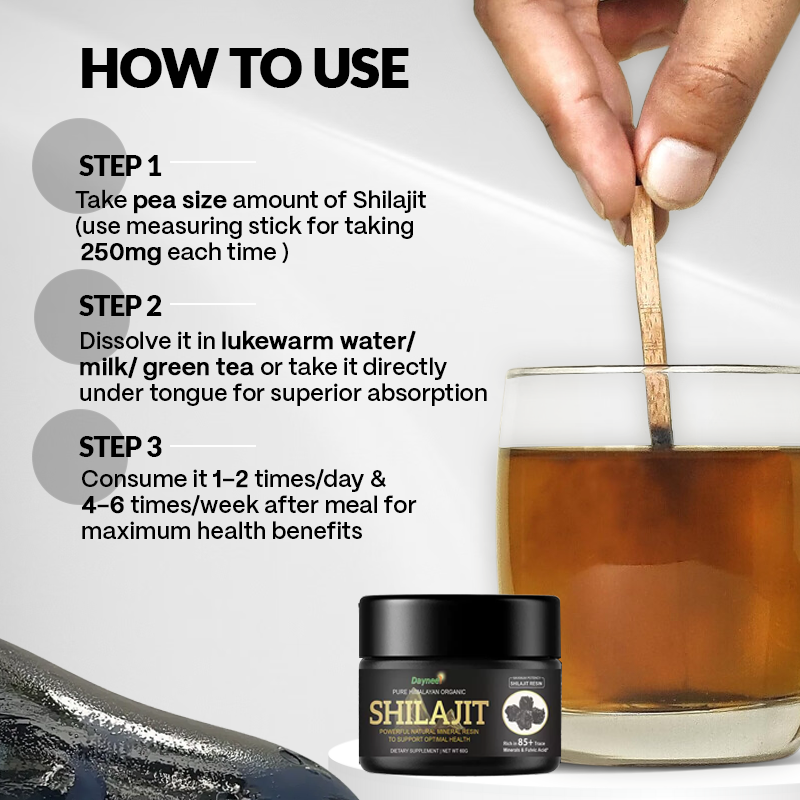 Himalayan Shilajit Resin Boost Strength, Endurance, Immunity, Testosterone & Mental Health