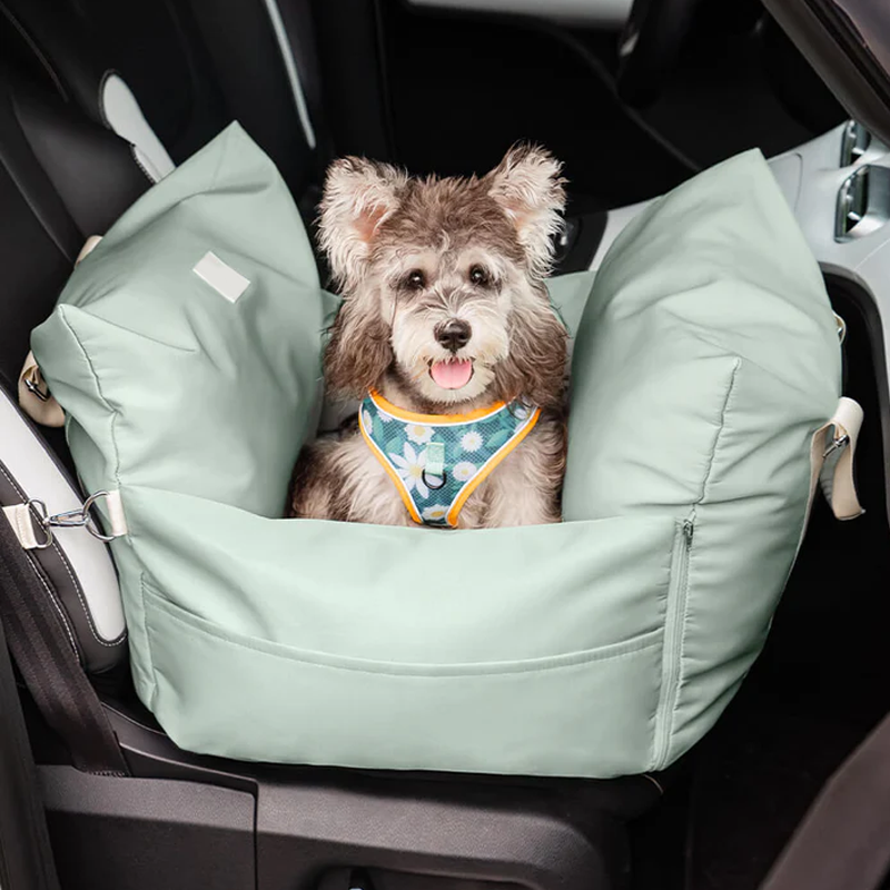 Premium & Safe, Fully Detachable and Washable Travel Car Seat Cover for Small, Medium, Large Pets