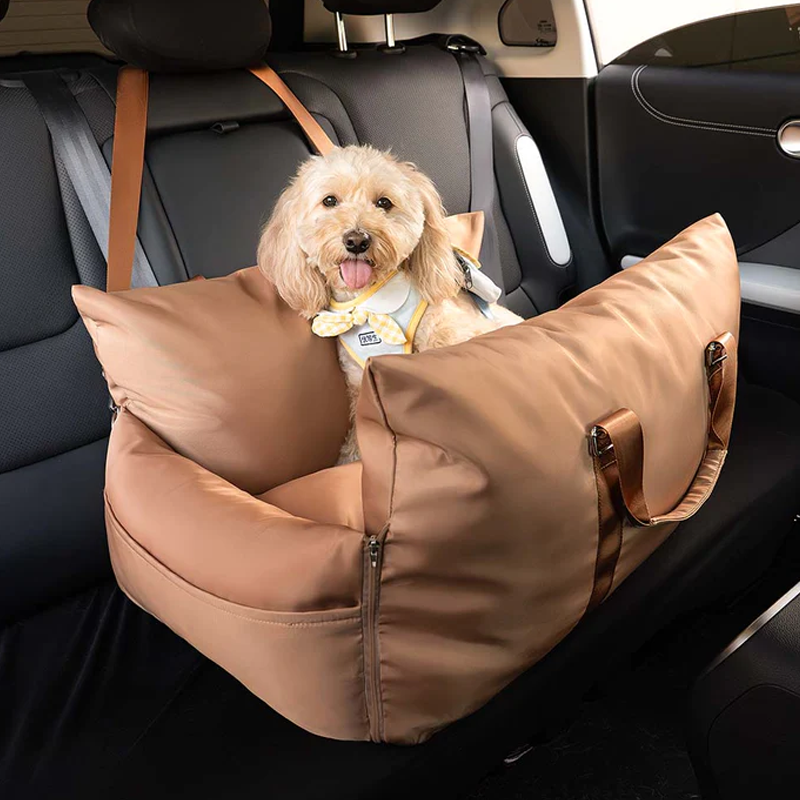 Premium & Safe, Fully Detachable and Washable Travel Car Seat Cover for Small, Medium, Large Pets