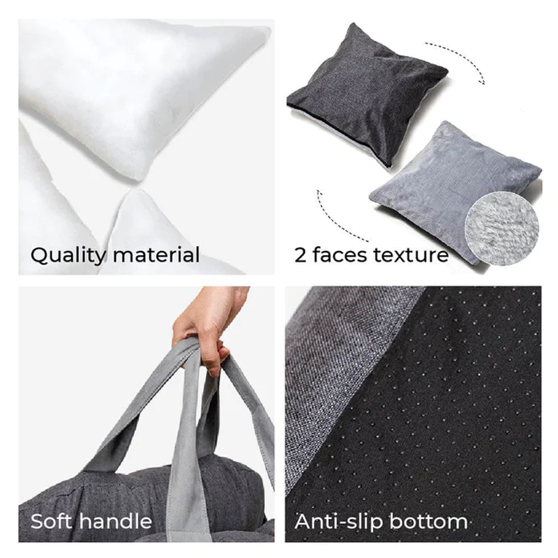 Premium & Safe, Fully Detachable and Washable Travel Car Seat Cover for Small, Medium, Large Pets