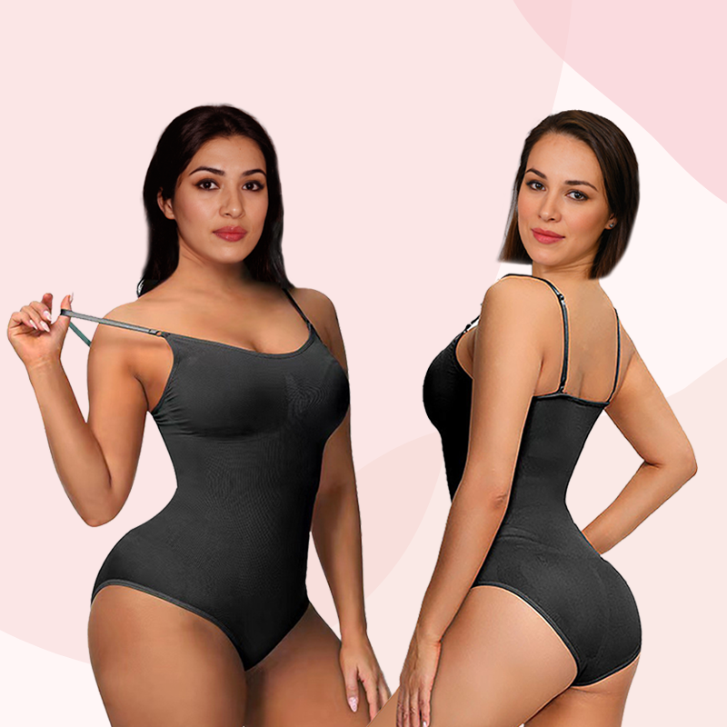 Olivia Tummy Control Seamless Sculpting Snatched Bodysuit Thong Shapewear for Women