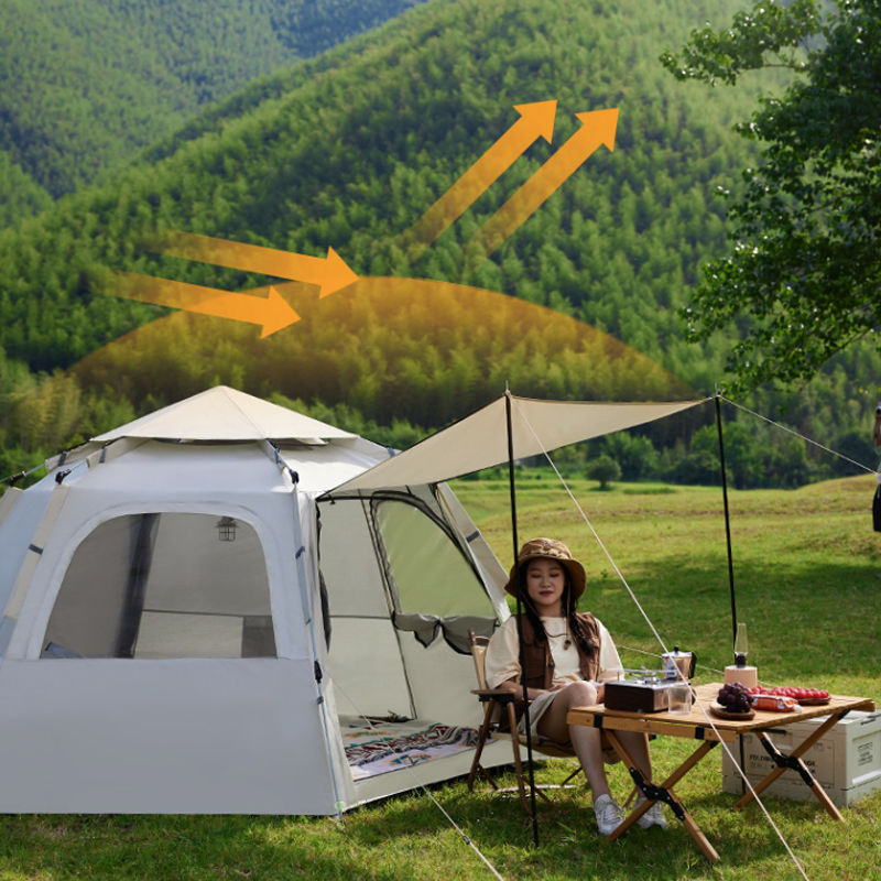 Automatic & Portable Waterproof Outdoor Large Space Hiking Tent
