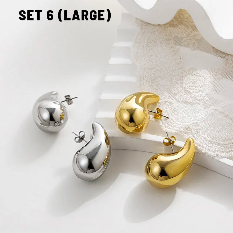 Luxury Diamond Waterdrop Hoop Earrings for Women 2023