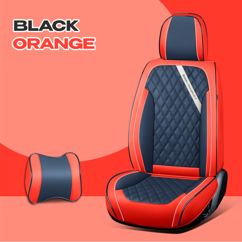 Mark 2023 Water-Proof Leather Car Seat Cover for Cars, SUV