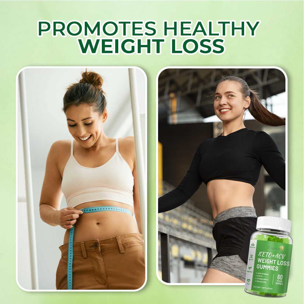 60 Vegan Weight Management & Overall Health Keto + ACV Gummies for Men & Women