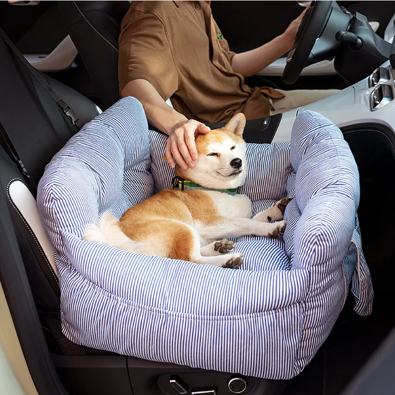 Premium & Safe, Fully Detachable and Washable Travel Car Seat Cover for Small, Medium, Large Pets