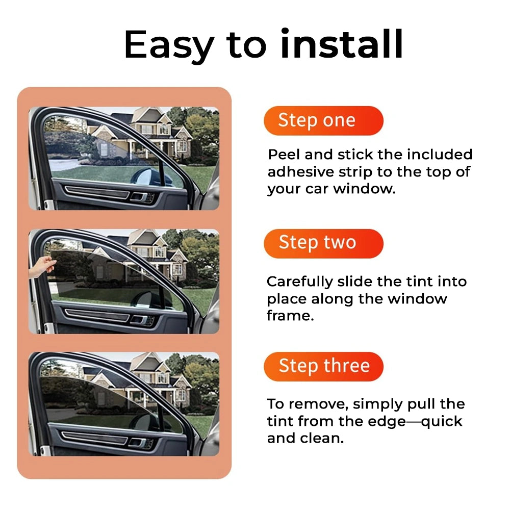 Universal Reduce Infrared Heat & Block UV by 99% Window Tint Film for Cars