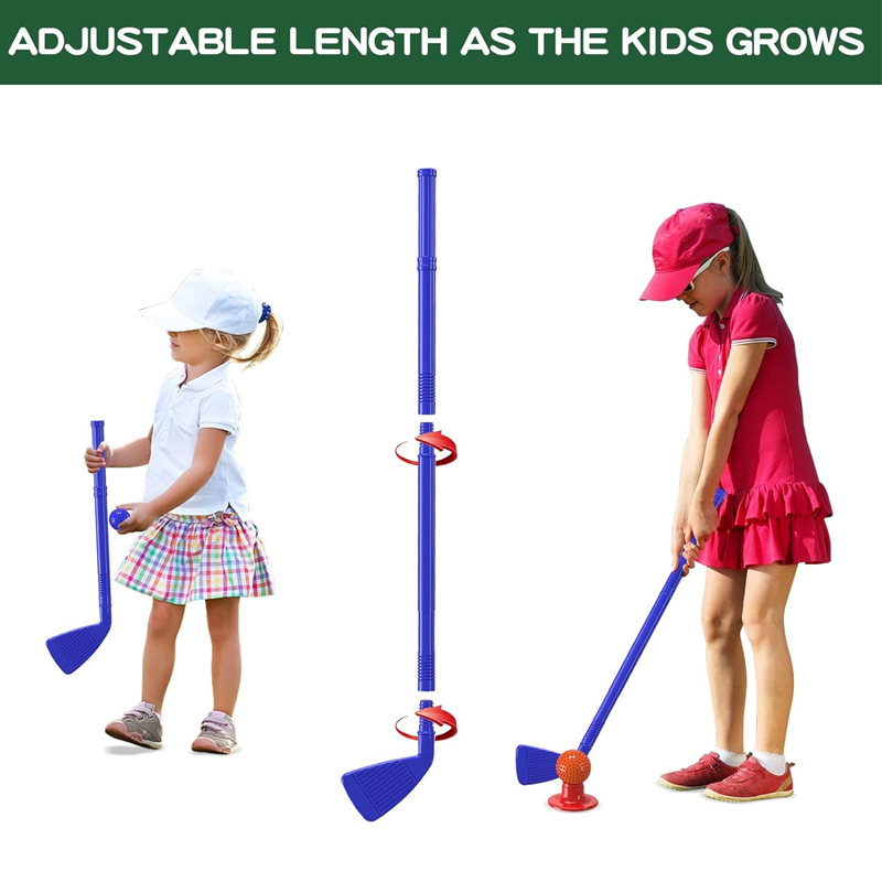 Indoor Outdoor 2-in-1 Kids Toddler Golf 08 Balls & 01 Mat Set for for Boys Girls Ages 2 3 4 5+