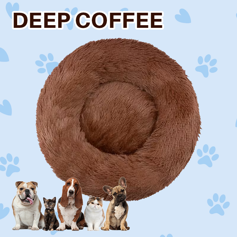 Waterproof, Non-Slip Bottom, Fluffy & Calming Cushion Bed for Pets