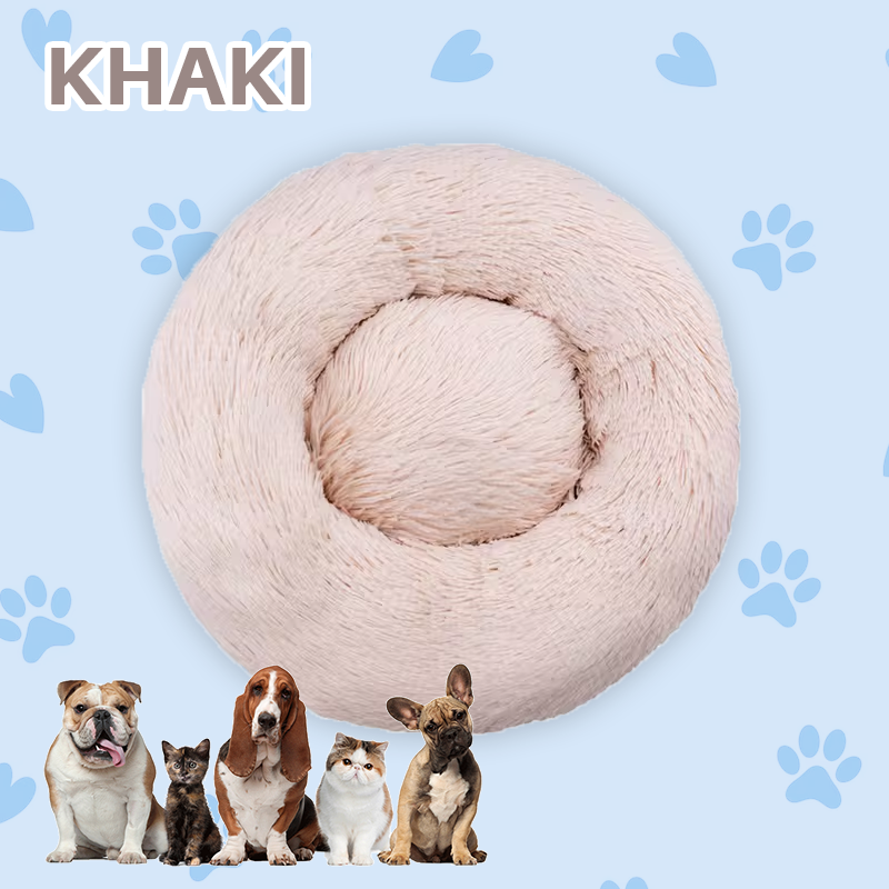 Waterproof, Non-Slip Bottom, Fluffy & Calming Cushion Bed for Pets
