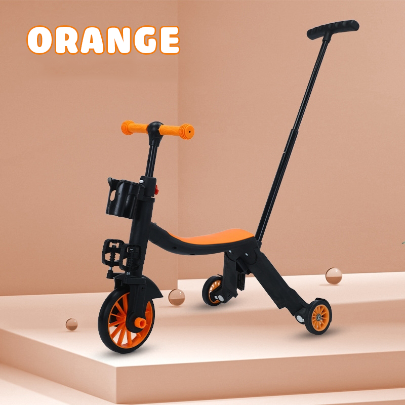 4 In 1 Kids Convertible Scooter/Tricycle/Balance Bike