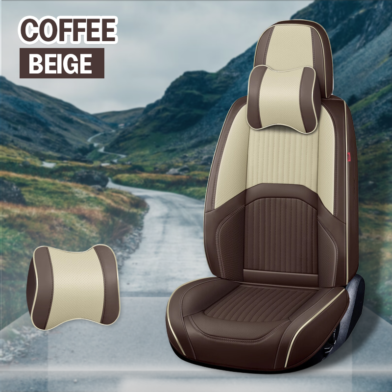 2024 Hudson Leather Car Seat Cover for Cars, SUV