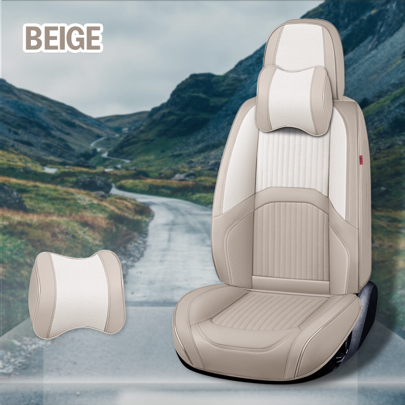 2024 Hudson Leather Car Seat Cover for Cars, SUV