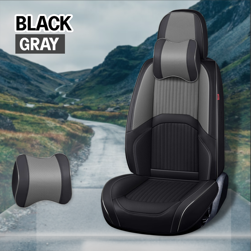 2024 Hudson Leather Car Seat Cover for Cars, SUV
