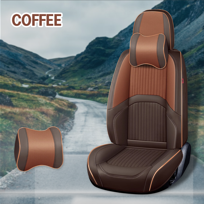 2024 Hudson Leather Car Seat Cover for Cars, SUV