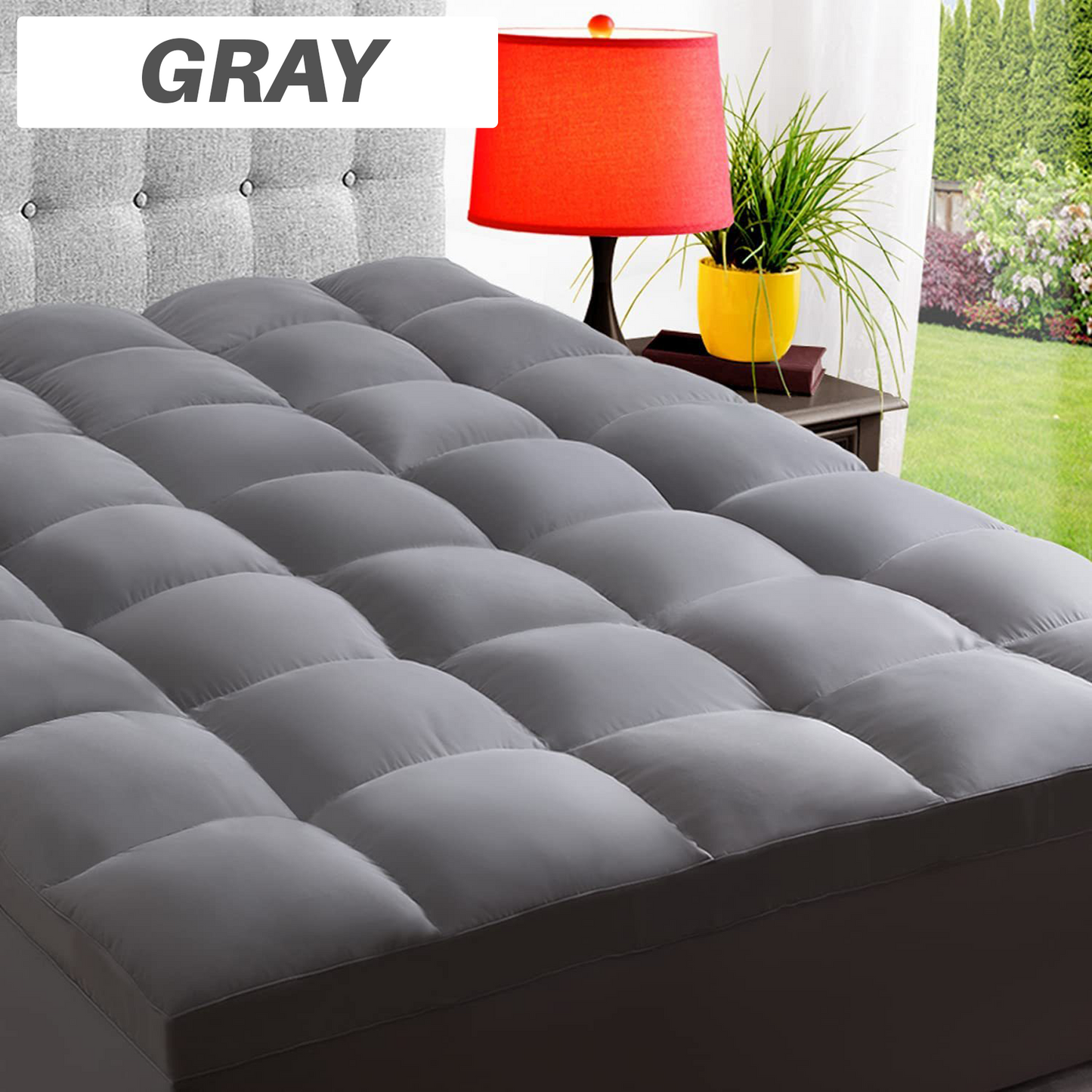 SleepMax Extra Thick Mattress Topper | Extra Thick, Cooling, Pressure Distribution & Skin-Friendly