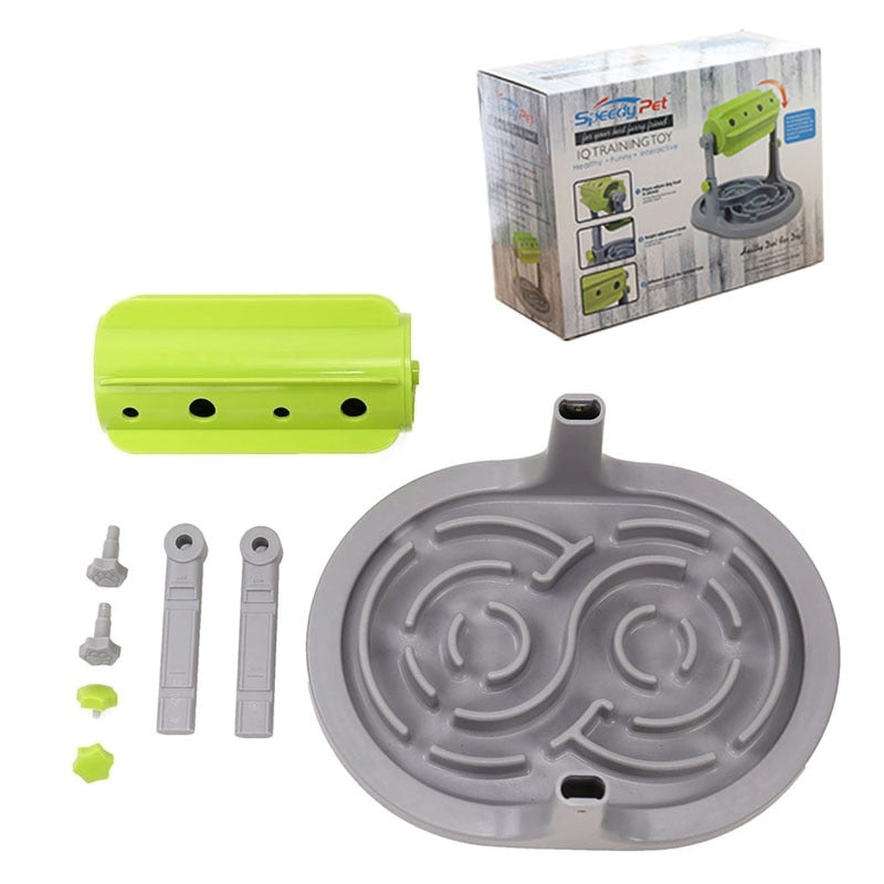Interactive Pet Food Feeder Dog Cat Dispenser Slow Pet Foods Feeding Toys Anti Choke Dog Slow Feeder Bowl for Small Large Dogs