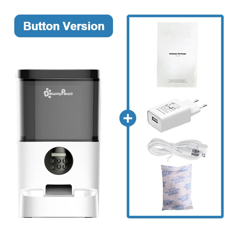 Automatic Pet Feeder For Cats WiFi Smart Swirl Slow Dog Feeder With Voice Recorder Large Capacity Timing Cat Food Dispenser