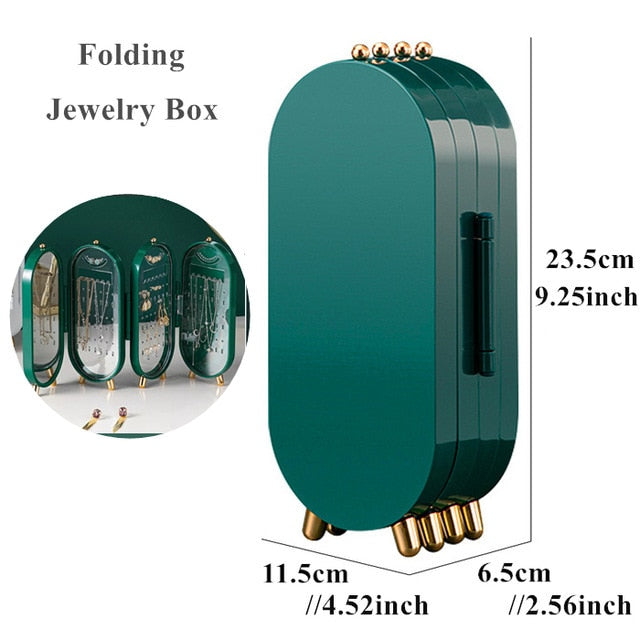 Glowires™ Transparent Cosmetic Storage Box Makeup Drawer Organizer Jewelry