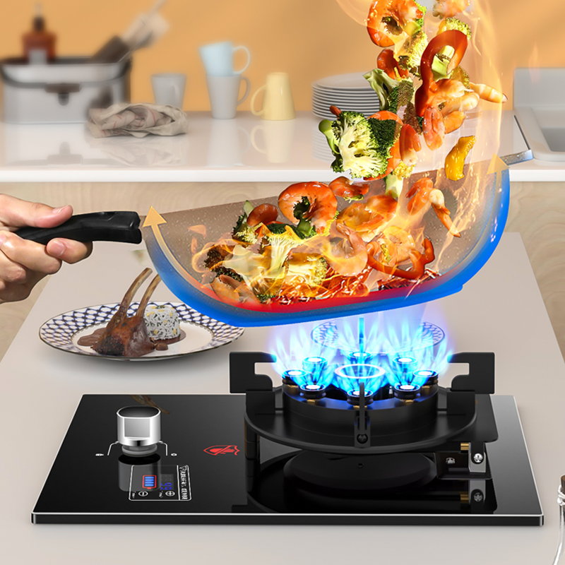 High-power Clamshell Stove Head Design Gas Single Stove