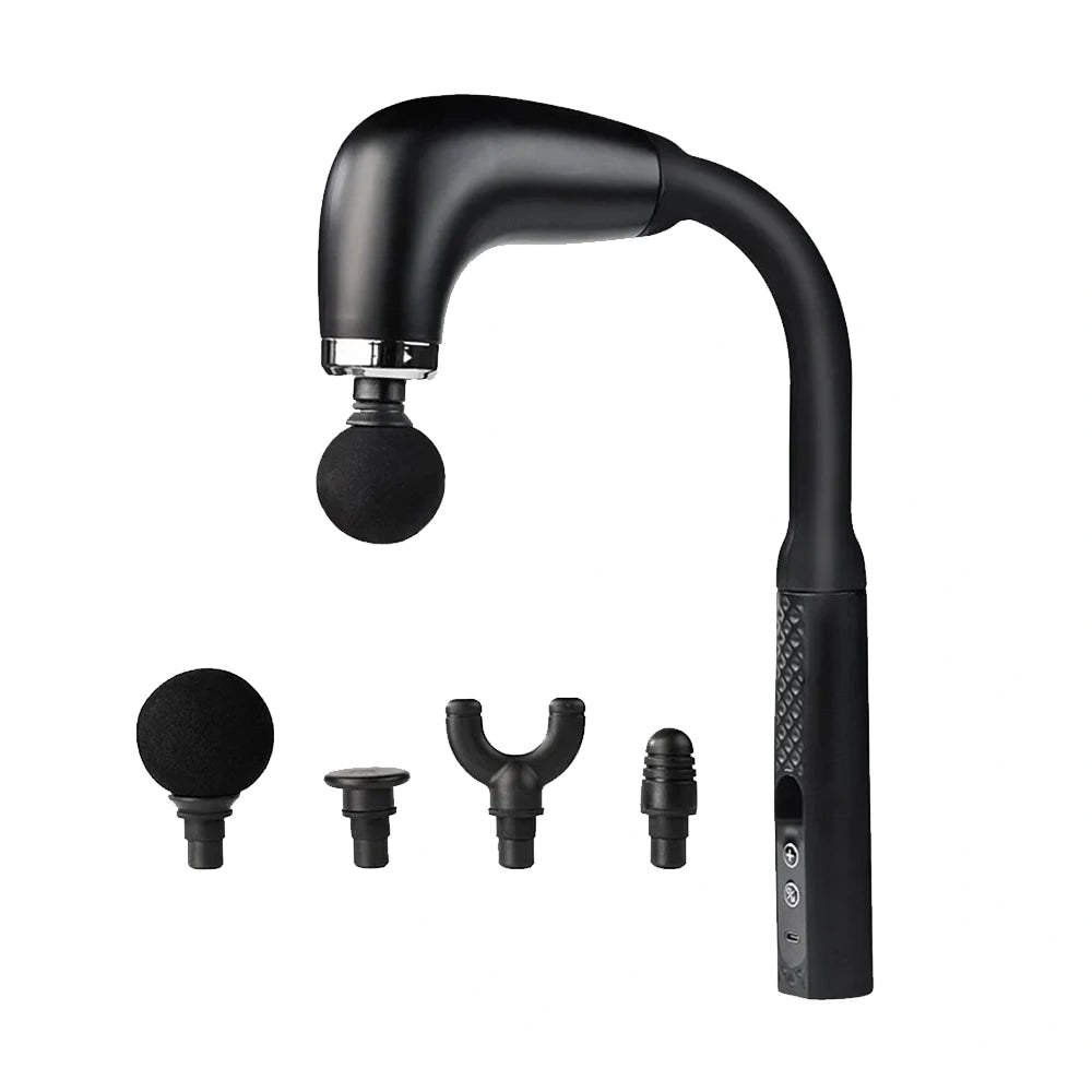 Massage Gun with Upgraded Extension Handle, Back Massager for Pain Relief Deep Tissue