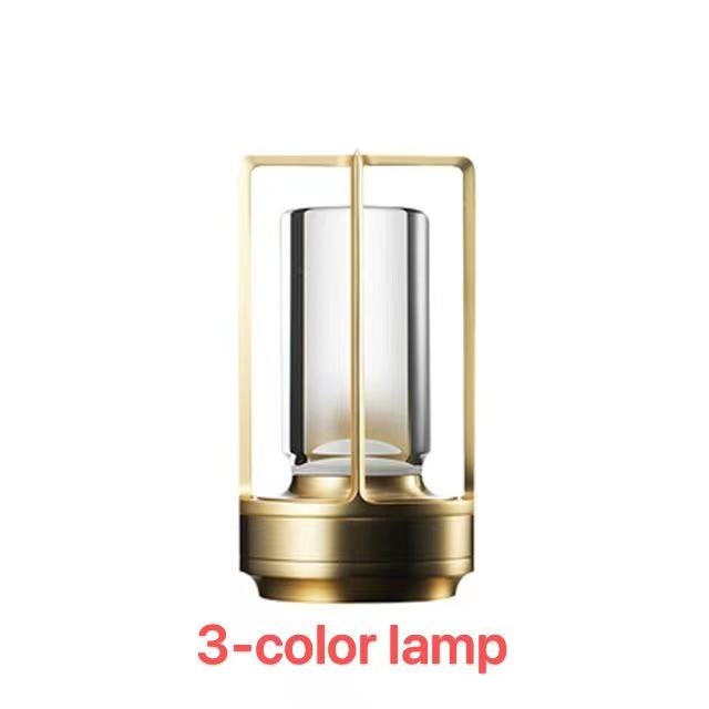 LED Crystal Metal Night Light