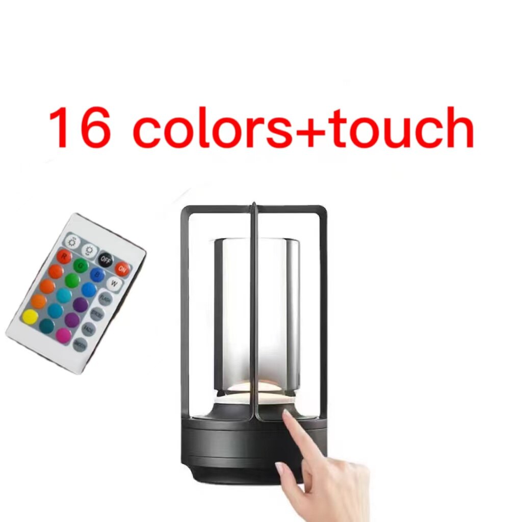 LED Crystal Metal Night Light