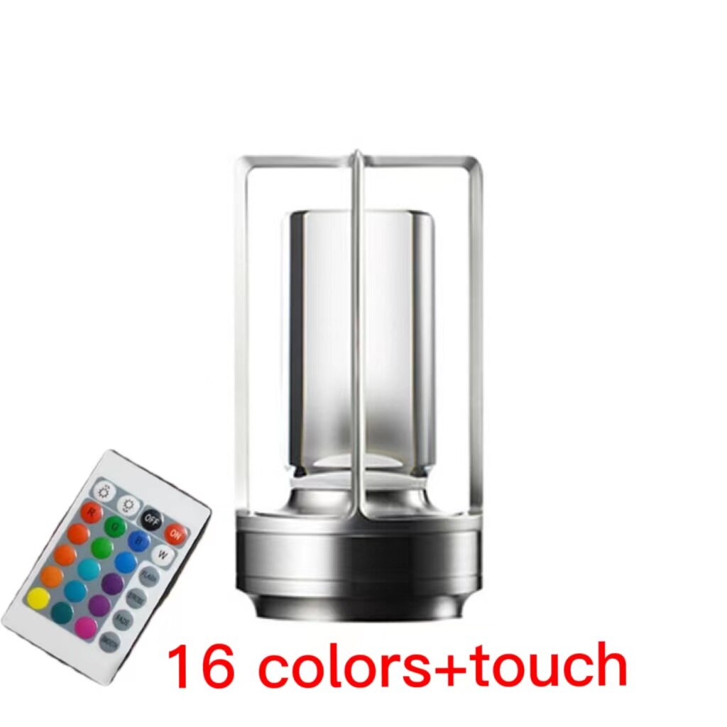 LED Crystal Metal Night Light