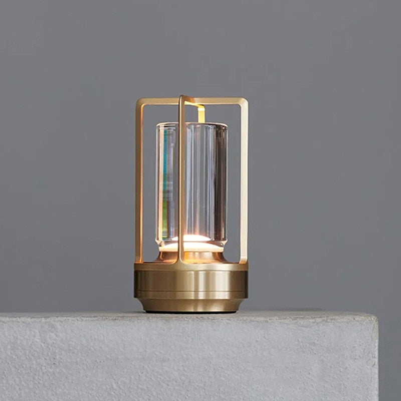 LED Crystal Metal Night Light