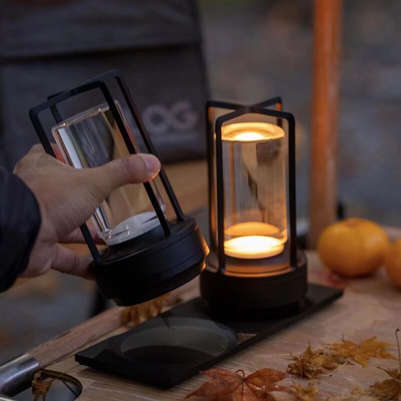 LED Crystal Metal Night Light